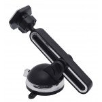 Wholesale Premium Magnetic Long Windshield and Dashboard Car Mount Holder for Phone KI-030 (Black-Silver)